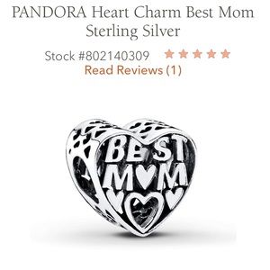 NEW AUTHENTIC PANDORA BEST MOM BIRTHDAY CHARM